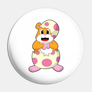 Hamster Eggshel Egg Pin