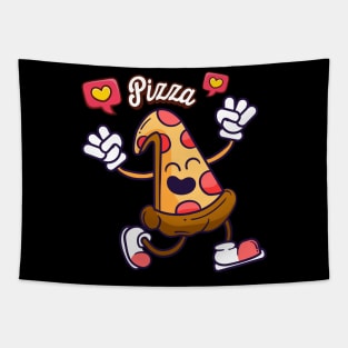 Cute pizza lover Tapestry