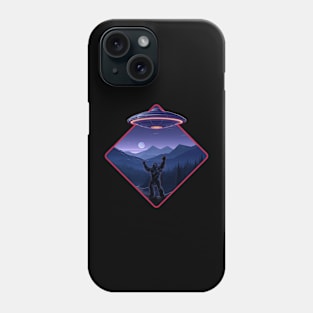 Bigfoot and Aliens Phone Case