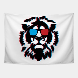 3D Lion Tapestry