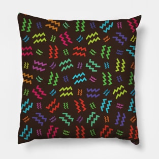 Pattern Aquarius Zodiac Sign Horoscope Astrology Symbol Brown Pillow