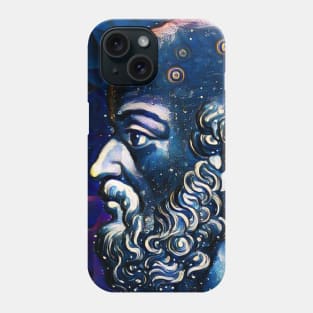 Eratosthenes of Cyrene Dark Night Portrait | Eratosthenes of Cyrene Artwork 5 Phone Case