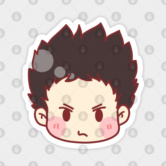 Seriously Cute Iwaizumi Magnet by Piliponia