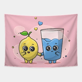 Lemon and water Tapestry