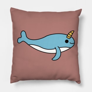 Cute Kawaii Narwhal Pillow