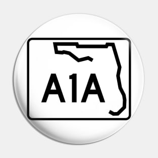 A1A Scenic & Historic Coastal Byway All-American Road sign Pin