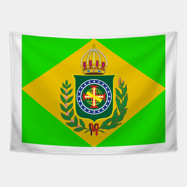 Empire of Brazil flag Tapestry for Sale by Tonbbo