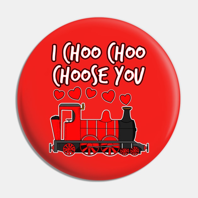 Valentines Day Train I Choo Choo Choose You Pin by doodlerob