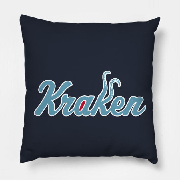 Kraken Script Pillow by twothree