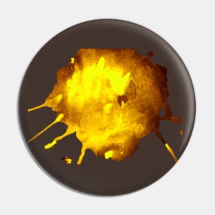 Yellow Splash Pin