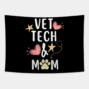 Veterinary technician Vet tech & Mom Tapestry
