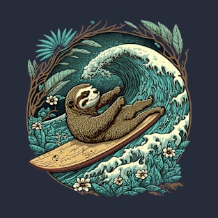 Surfin Sloth T-Shirt