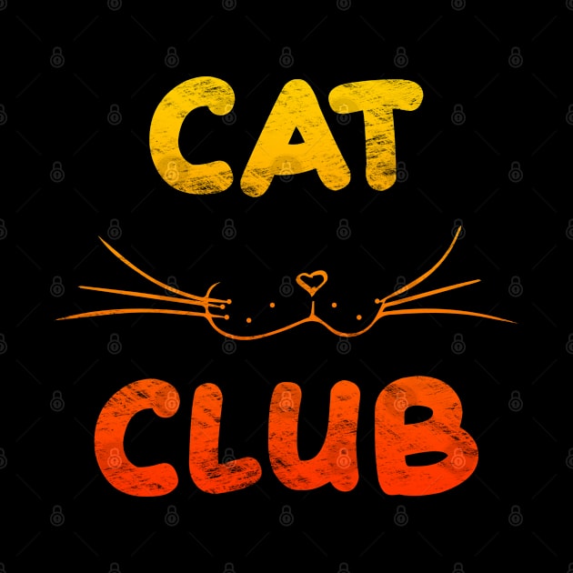 Cat Club - Orange by Scailaret