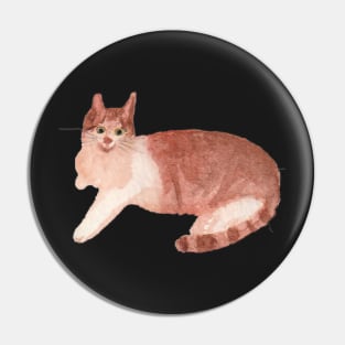 Ginger Tabby Cat Pin