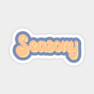 NCT NCTzen seasony typography Magnet