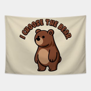 I Choose The Bear Tapestry