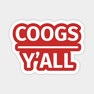 Coogs over Y'all Magnet