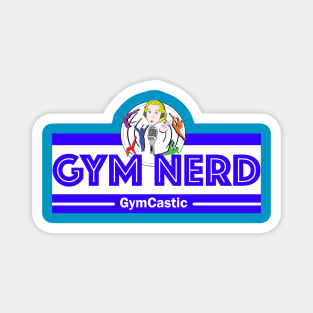 Gym Nerd (blue) Magnet