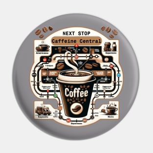 NYC Espresso Express: NYC Subway Coffee Map Pin