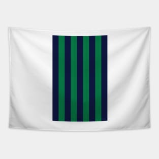 Leeds Retro 1994 - 96 Green and Navy Striped Away Tapestry