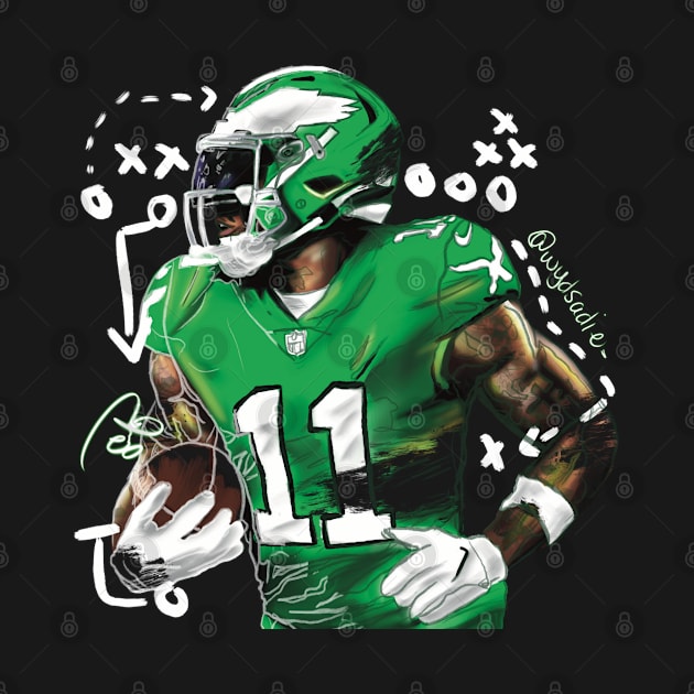 Fly Eagles Fly-Aj Brown by Wydsadie 