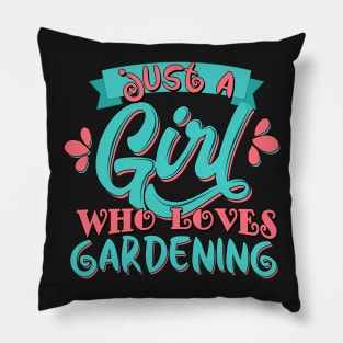 Just A Girl Who Loves Gardening Gift product Pillow