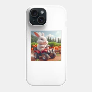 Bunny riding in style Phone Case