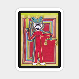 Justice - Tarot Card Drawing Magnet