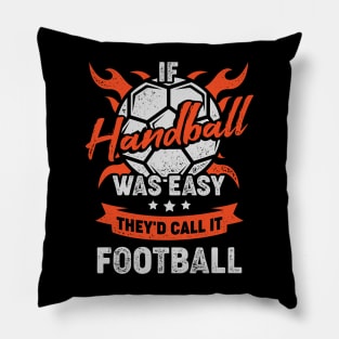 Funny European Handball Player Gift Pillow