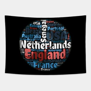 World Soccer Ball Tapestry