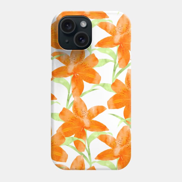 Tiger Lily Phone Case by ruifaria