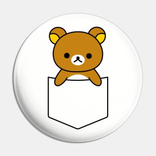 Pocket Rilakkuma Pin