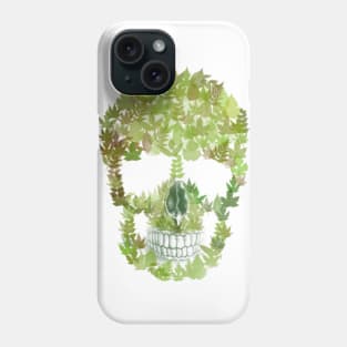 Leaves Skull Phone Case