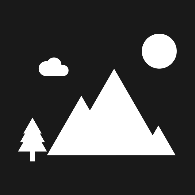 Minimalist Mountains by Claudiaco