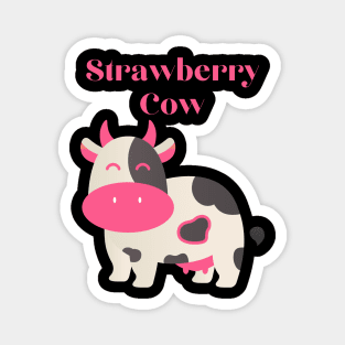 Strawberry Cow Design Magnet