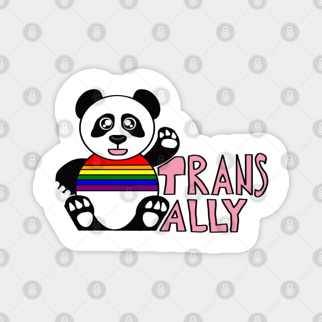 Pride Ally Panda Magnet by BjernRaz