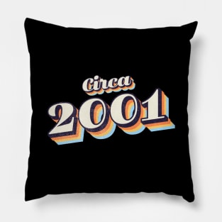 2001 Birthday Pillow