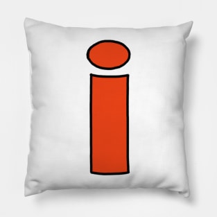 Graphic I T-Shirt Pillow