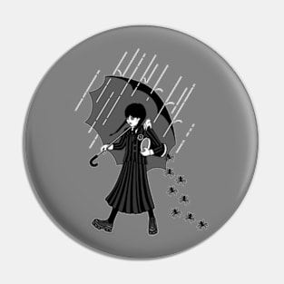 Spooky girl Pin