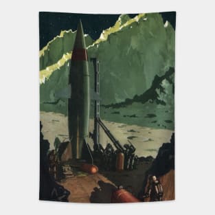 Vintage Science Fiction Tapestry