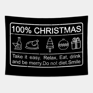 Funny Christmas Design 100% Christmas Winter Tapestry