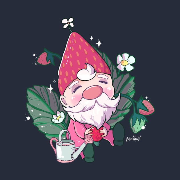 Strawberry Gnome by paintdust