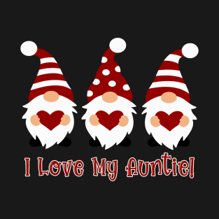 I Love My Auntie with Love Gnomes T-Shirt