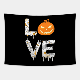 Love Halloween Tapestry