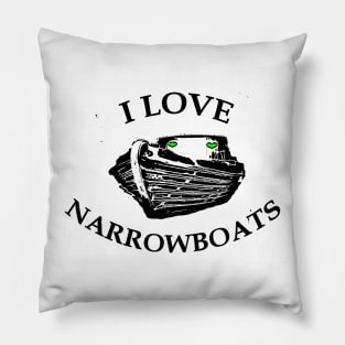 I love narrowboats bywhacky Pillow
