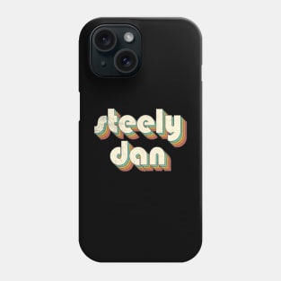 Vintage Steely Rainbow Letters Distressed Style Phone Case