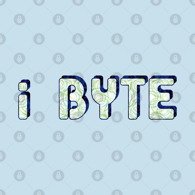 I Byte Patterned by Barthol Graphics