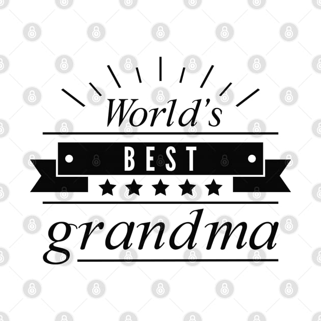 World's Best Grandma by VectorPlanet