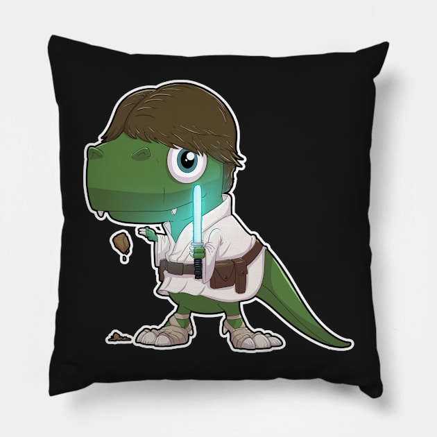 Dino hope Pillow by DinoTropolis