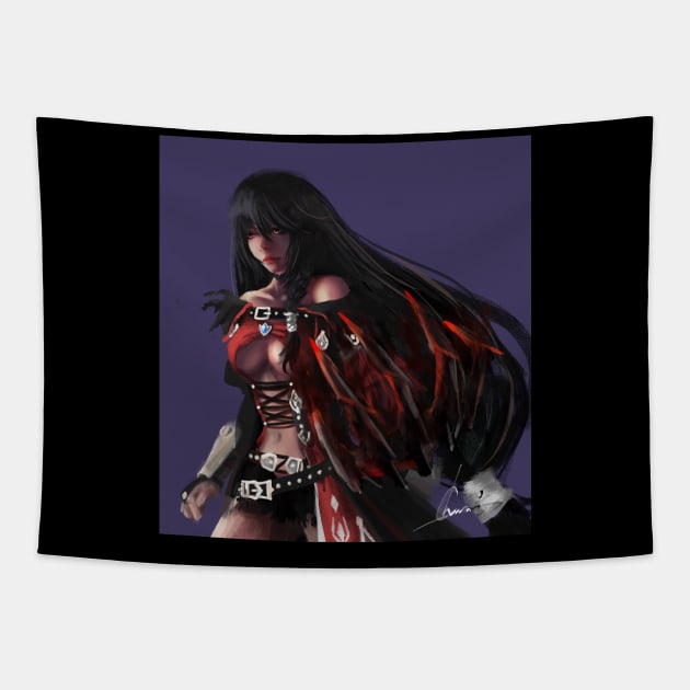 Velvet Crowe Tales of Berseria Tapestry by chururi